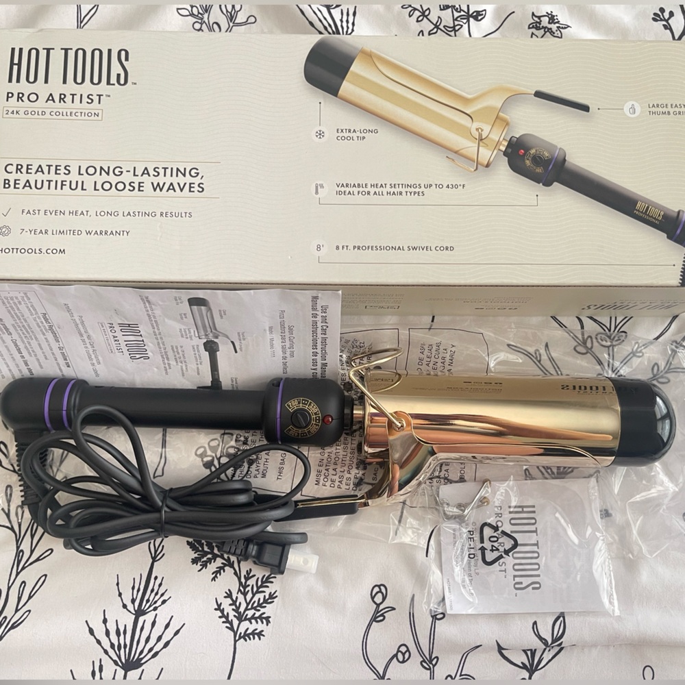Jumbo Curling Iron Pro Artist 24K Gold